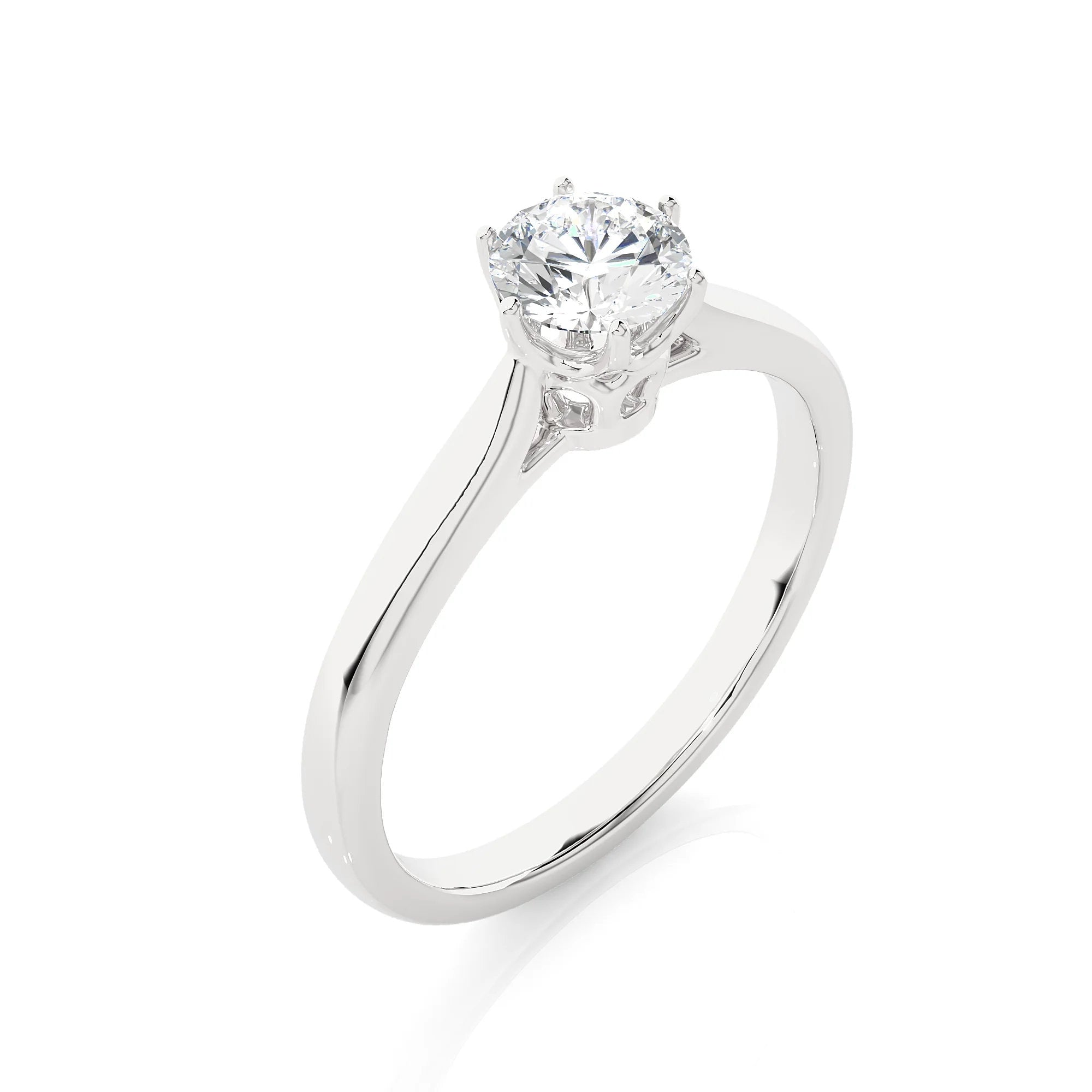 Exquisite IGI Certified 1.50 Ct Lab Grown Diamond Solitaire Engagement Ring in 14K Real Gold – Ethically Sourced EF VS/SI Conflict-Free Diamond
